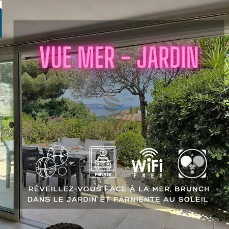 Sea View Garden Vue Mer, Jardin Terrain Petanque *